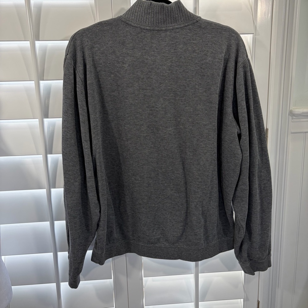 Cutter & Buck Gray Quarter-Zip Pullover Sweater (XL) - Picture 2 of 8